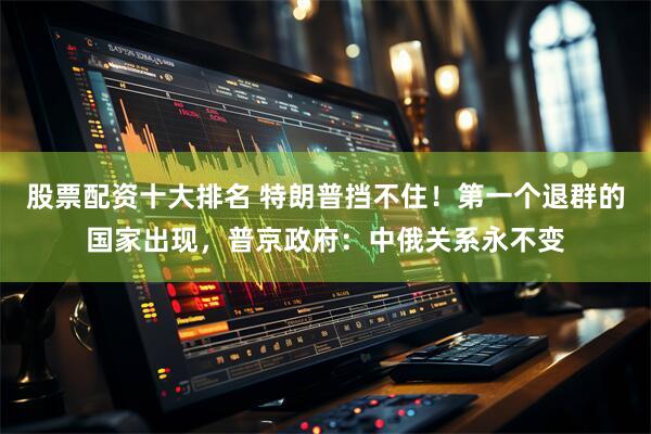 股票配资十大排名 特朗普挡不住！第一个退群的国家出现，普京政府：中俄关系永不变